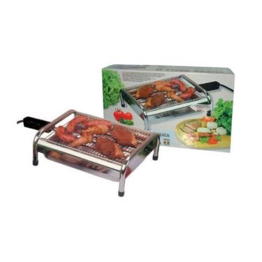 Imagem de Churrasqueira Elétrica Grill Super Potente e Prática Resistência 1600w Sem Fumaça 220v- Metalrio