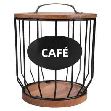 Imagem de Suporte Grande Para Cápsulas De Café Com Tampa, Organizador Keurig K C