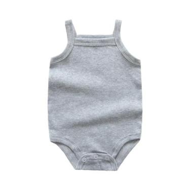 Imagem de Macacão De Algodão Para Bebê Menina 0-48M, Confortável E Macio, Cor Só