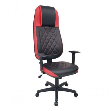 Imagem de Cadeira Gamer Para Home Office Linha Gamer Blenda Vermelho