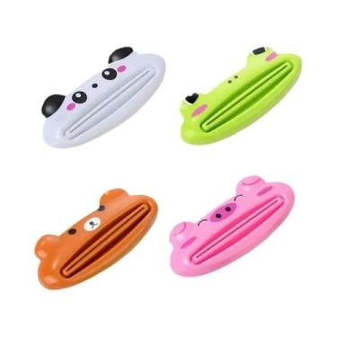 Imagem de Dispensador De Pasta De Dente Animal De Plástico Para Casa E Banheiro,