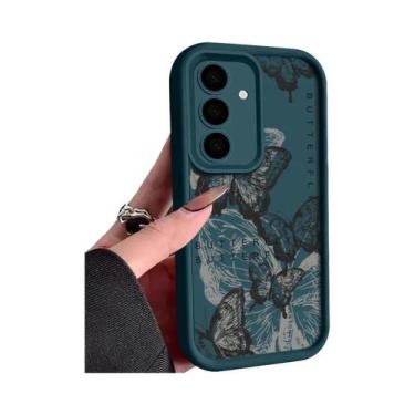 Imagem de Capa De Telefone Butterfly Ink TPU Para Samsung Galaxy S25 S24 S23 S22