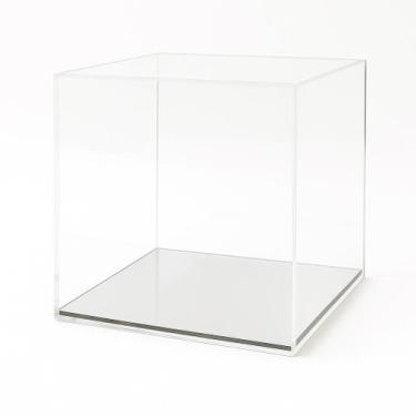 Imagem de Caixa cubo Expositora em Acrílico Transparente - Fabricação Própria, C