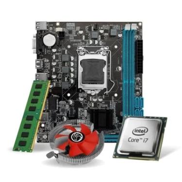 Imagem de Kit Pl Mãe H310 + Processador I7 8700 + Memoria 16GB DDR4 + Cooler