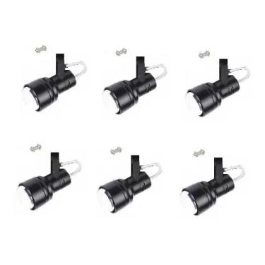 Imagem de Kit 6 Spot Trilho Perfilado Eletro calha Par20 Bulbo OL4