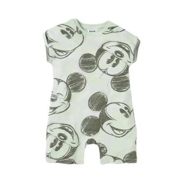 Imagem de Macacão De Bebê Recém-Nascido Com Estampa De Desenho Animado, Manga Cu