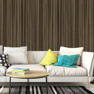 Imagem de Papel De Parede Madeira Lâmina Ébano Claro Autocolante Sala