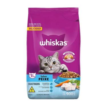 Imagem de Ração Whiskas Gatos Castrados Peixe 10,1 Kg - Champ