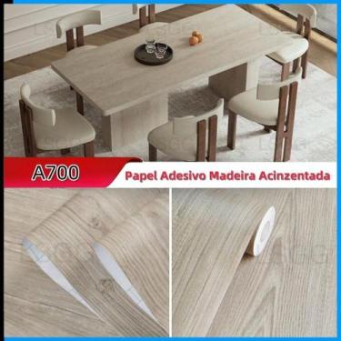 Imagem de Papel Adesivo Madeira para Envelopamento 10 Metros ideal para Moveis, 