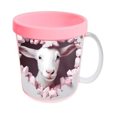 Imagem de Kit 10 Canecas Acrílicas 350ml Fazendinha Cabra Apaixonada