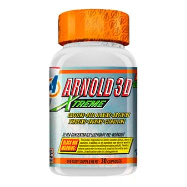 Imagem de Pré Treino Arnold Nutrition Cápsulas c/ 30 Cafeína Taurina