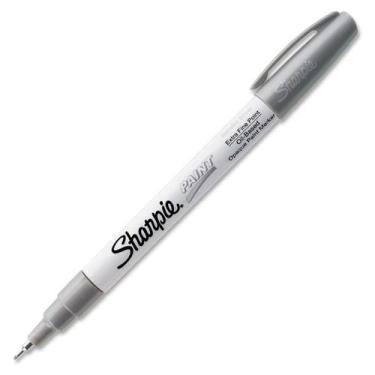 Imagem de Marcador Permanente Sharpie Ultra Fino Paint Óleo Prata