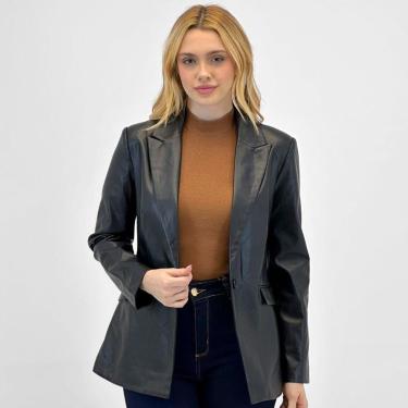 Imagem de Blazer Facinelli em P.u Manga Longa Feminino-Feminino