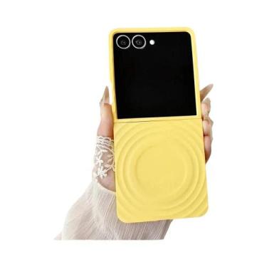 Imagem de Capa Protetora Rígida De PC Para Samsung Galaxy Z Flip 7 6 5 Com Magsa