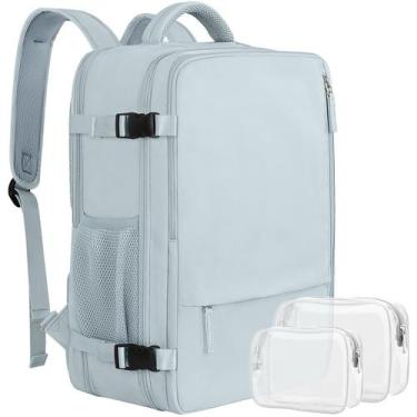 Imagem de Mochila de viagem Sinaliy Large Expansível 40L Impermeável 17"