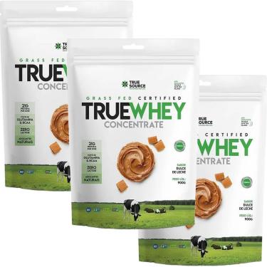 Imagem de Kit 3X True Whey Concentrate - 900g Refil Dulce de Leche - True Source-Masculino