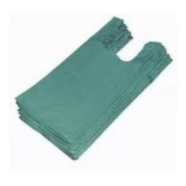 Imagem de Sacola Plástica Reciclada 30x40 5 kg Reforçada para Uso Comercial Verde, Azul Higipack