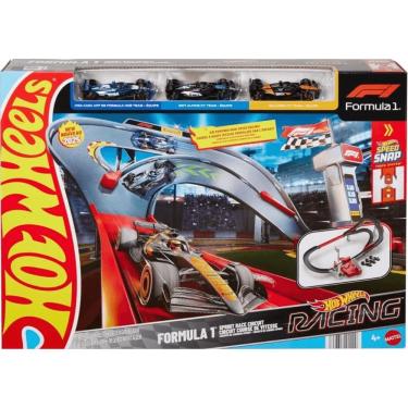 Imagem de Pista Hot Wheels JDY15 Fórmula 1 Desmontável com 3 Veículos de Corrida para Crianças a...
