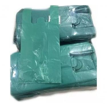 Imagem de Kit Sacolas Plásticas Recicladas Reforçadas 20KG Capacidade Vários Tamanhos Azul, Verde...
