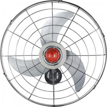 Imagem de Ventilador de Parede Ventisol 230W 60cm Preto e Prata Power 70 para Uso Comercial Bivolt