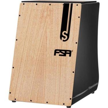 Imagem de Cajón FS2501 Standart com Captação Dupla Dinâmica e Esteira 24 Fios Preto Fsa