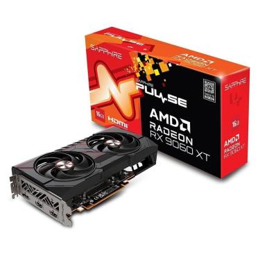 Imagem de Placa de Vídeo SAPPHIRE RX 9060 XT 16GB GDDR6 20 Gbps FidelityFX RDNA 4-Unissex