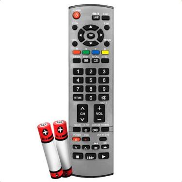 Imagem de Controle Remoto Compatível com TV Panasonic Modelos TH 42PV70LB TH 50P