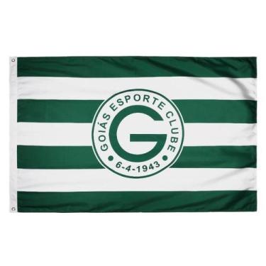 Imagem de Bandeira Oficial do Goiás 128 x 90 cm -  2 Panos - JC Flamulas