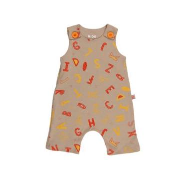 Imagem de Macacão Infantil Bebe Tam P ao GG Estampas Exclusivas - Nido, Letrinha
