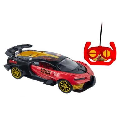 Imagem de Carrinho de Controle Remoto Avengers Iron Tech - 7 Funções Candide