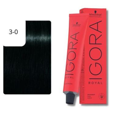 Imagem de Igora Royal 3-0 Castanho Escuro Natural: Tinta Cabelo Cor Verdadeira e
