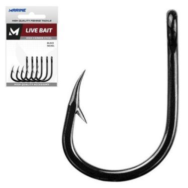 Imagem de Anzol Marine Sports Live Bait Black 11/0 (10un)