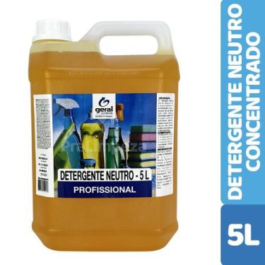 Imagem de Detergente Neutro Líquido Profissional  Lava Louça - 5L - Geral Químic