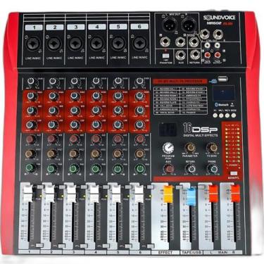 Imagem de Mesa de som soundvoice mr602 rubi