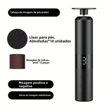 Imagem de Removedor De Calos Elétrico De 3 Velocidades Com Display LCD E Carrega