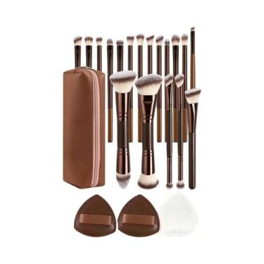 Imagem de Conjunto De Pincéis De Maquiagem Portátil Para Viagem 4/5/6/10/18 Peça