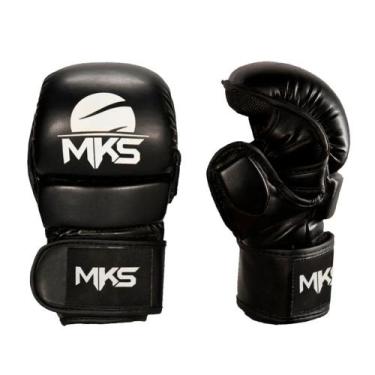 Imagem de Luva MMA MKS Combat Shooter Preta, G/GG