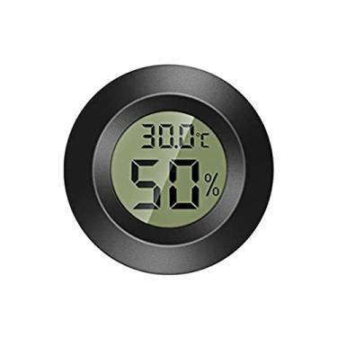 Imagem de Zwbfu Higrômetro interno Monitor de medidor de umidade com temperatura -0 ℃ -50 ℃ (32 ℉ -122 ℉) e umidade 10% UR-99% UR Sensor para animais de estimação em porão de estufa doméstico