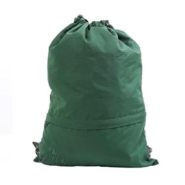 Imagem de Bolsa Gym Bag Preta Saco de Ombro Verde