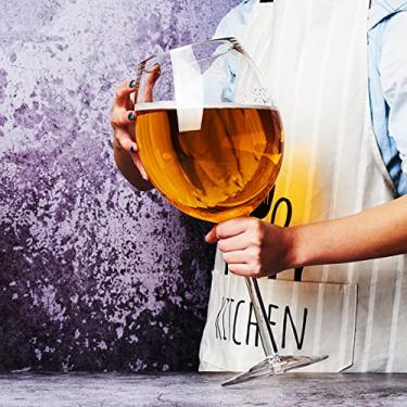 Imagem de YUANXIN Copo de vinho gigante enorme taça criativa grande taça de champanhe extra grande caneca de cerveja copos de vinho tinto (3200 m)