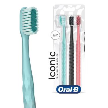 Imagem de Escova de Dente Oral-B Iconic Premium 3 Unidades