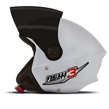 Imagem de CAPACETE ABERTO PRO TORK NEW LIBERTY 3 SOLID BRANCO TAM. 56 VIS. FUMÊ