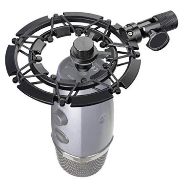 Imagem de Blue Yeti Nano Shock Mount, montagem leve de liga amortecedora reduz o ruído de vibração correspondente do microfone Boom Braço, projetado para microfone Blue Yeti Nano da YOUSHARES