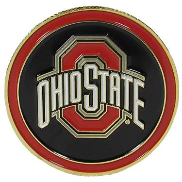 Imagem de Siskiyou Sports Marcador de bola de golfe unissex NCAA Ohio State Buckeyes Fan Shop, logotipo, cores do time