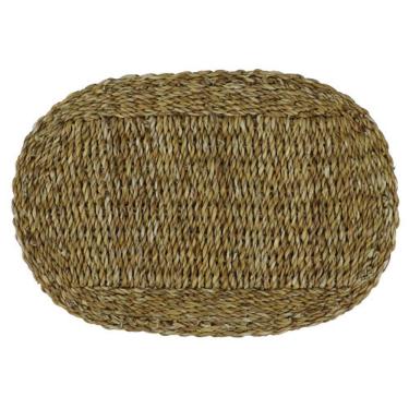 Imagem de Descanso De Panela Terra Oval Em Fibra Natural L35Xp25Cm