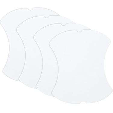 Imagem de BBTO Película protetora transparente para maçaneta da porta com proteção contra arranhões (4 peças)
