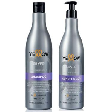 Imagem de Kit Desamarelador Shampoo + Condicionador Yellow Silver 500