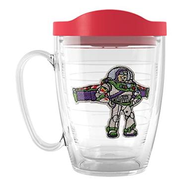 Imagem de Tervis Feito nos EUA Parede Dupla Disney Pixar - Copo Isolado Toy Story Buzz Lightyear Mantém Bebidas Frias e Quentes, Caneca de 473 ml, Clássico