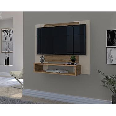 Imagem de Painel Veneza para TV Sala até 50 Polegadas Off white/Freijó
