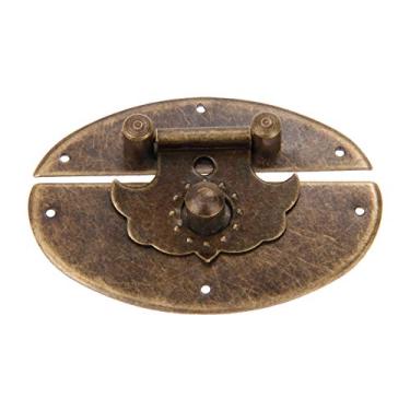 Imagem de Antique Bronze Caixa de Latch Hasps Bloquear Trava de Captura para Jóias Caixa De Caixa De Mala Fivela Clip Clasp Vintage Hardware 63x42mm YYDFPIIA